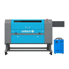 OMTech 100W 20×28 CO2 Laser Engraving Cutting Machine with CW-5200 Water Chiller