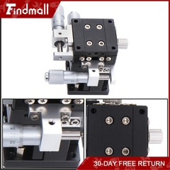 Findmall 40mmx40mm XYZ Linear Stage Manual Precision Positioning Sliding Table