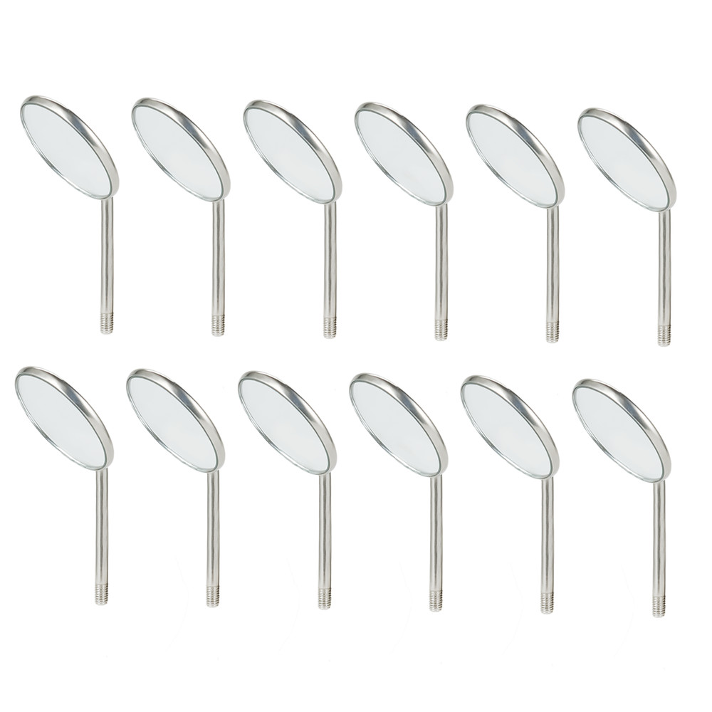 JMU Dental Glass Mirror Heads #5 No Handle for Teeth Mouth Cleaning Inspection