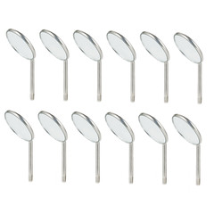 JMU Dental Glass Mirror Heads #5 No Handle for Teeth Mouth Cleaning Inspection