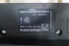 Socomec 19ES4200 SIRCO MOT DC ESS Multipolar Load Break Switch 2000a 1500v-ac