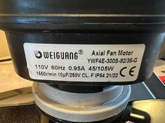 NEW Emerson/Weiguang YWF4E-300S-92/35-G Axial Condenser Fan Motor 110V@60Hz