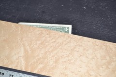 Birdseye Maple Raw Wood Veneer Sheet 5 x 31 inches 1/42nd thick 35138-88