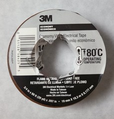 3M 1400C TAPE VINYL 3/4 IN X 60FT ELECTRICAL 17 YELLOW & 4 BROWN – Lot of 21