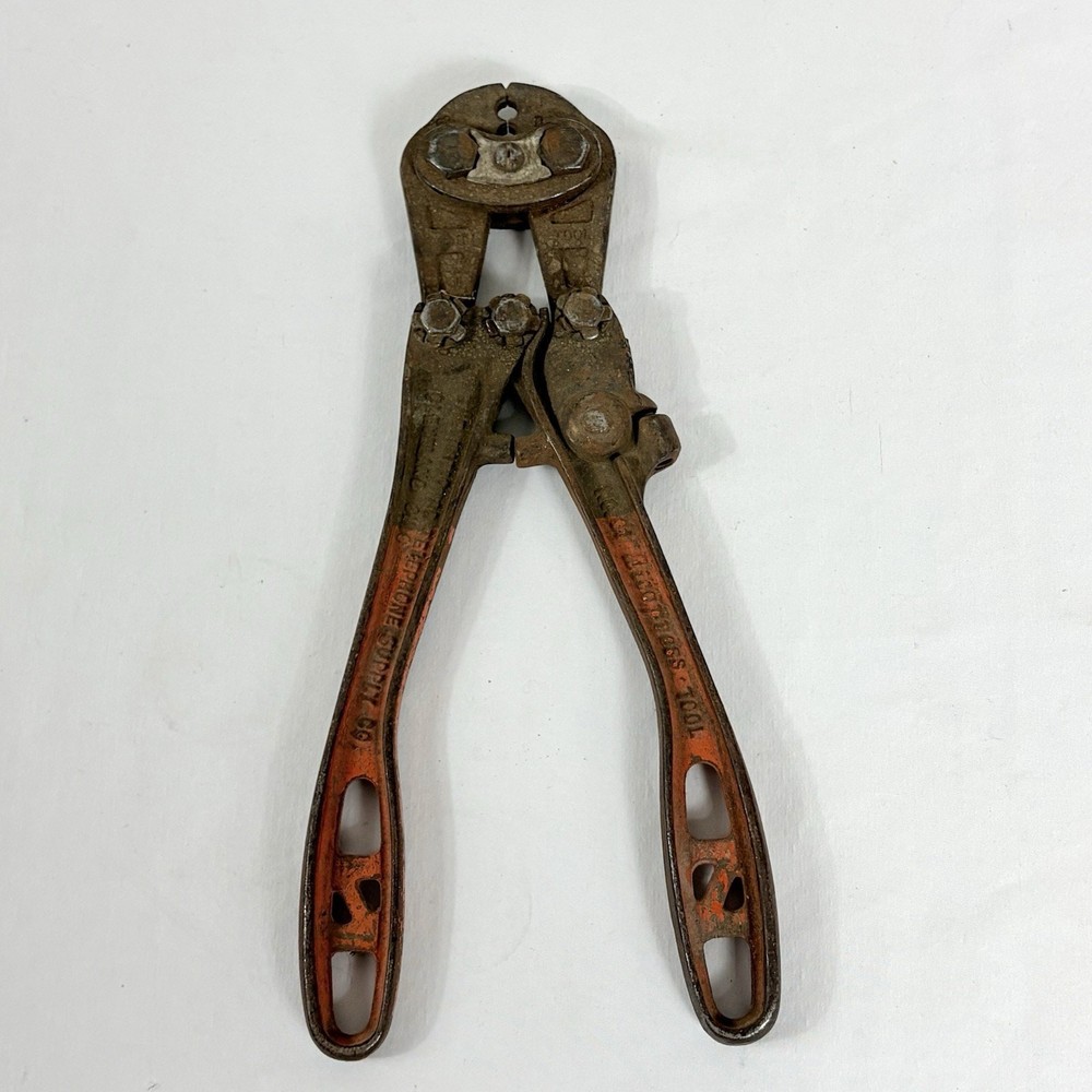 Vtg Nicopress 31 DJ Manual Splicing Crimp Tool National Telephone Supply Co