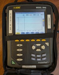 AEMC 3945 Power Quality Analyzer PowerPad 3 Phase PQA 3000A