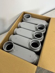 2″ Conduit Body LB PVC w Cover & Gasket Sch 40 UL listed 10 pc