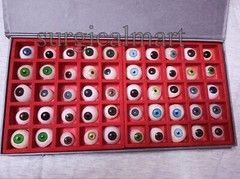 Ocular Prosthesis Eye Unique Shades Colors Acrylic Assorted Size Set Of 50 Eye