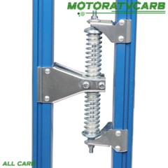 ALL-CARB 24 in – 40 in Professional Grade Adjustable Drywall Stilts Light Blue