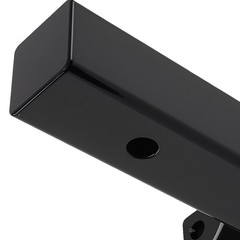 Black Pintle Hitch Mount 3 Position for 2inch Receiver Heavy Duty 20000 lbs
