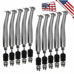 1-10 NSK STYLE Dental high speed handpiece with 4hole quick coupler connect USA