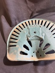 #27 CAST IRON Tractor Implement Seat WALTER A WOOD Hoosick Falls New York USA
