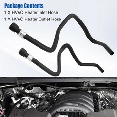 Heater Hose Inlet Outlet Set Fits Silverado Sierra 1500 2500 Replacement Kit