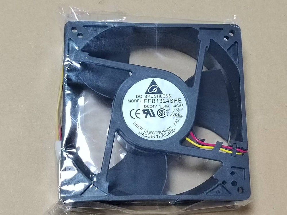 Delta EFB1324SHE 12738 DC24V 1.38A 12.7CM 3-Pin Inverter Cooling Fan