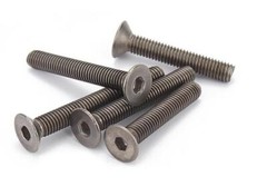 Titanium Hex Socket Bolt Countersunk Flat Head Screws M3 M4 M5 M6