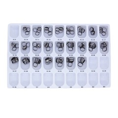 1 Case Dental Orthodontic Plain bands 10-33# 4 kits 96pcs/kit 384pcs