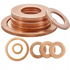 Metric Copper Sealing Washers Flat Gasket Rings Form A DIN 7603 A – M3 – M60