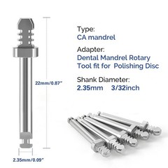Dental Shank Mandrel RA CA 2.35mm Latch Polishing Finishing SHOFU ONEGLOSS Style