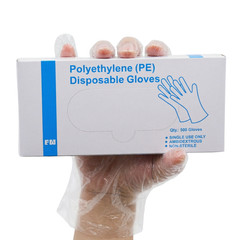 10000-20000 Clear 1.5Mil High Density Polyethylene FoodService Disposable Gloves