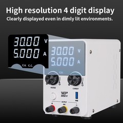 WEP Portable Power Supply 180W DC 30V 5A With Digital Screen 305D-V