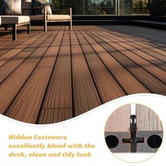 200 Pack Hidden Deck Fasteners for Composite Decking Board Composite Decking