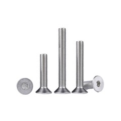 Allen Countersunk Head Screws V4A Steel Hexagon Socket Flat Head Machine Screw