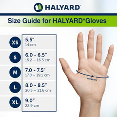 10 Boxes – Halyard SkyBreeze Powder Free Nitrile Exam Gloves Sizes: S, M, L, XL