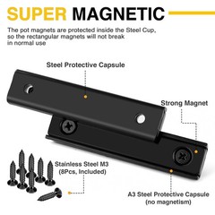 DIYMAG Strong Neodymium Rectangular Magnets 4Pack, 2.36″ x 0.53″ x 0.20″ 80LB…