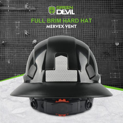 Full Brim Hard Hat Vented Construction Safety Helmet OSHA Approved Cascos De Con