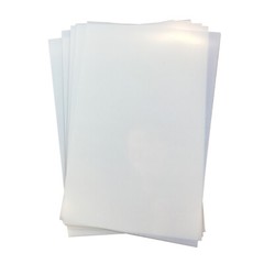 100 Sheets 8.5″ x 14″ Waterproof Inkjet Milky Transparency Film Screen Printing