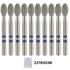 Zirconia Cutting Diamond Burs FG Football Egg 379 368 Fine Medium High Speed