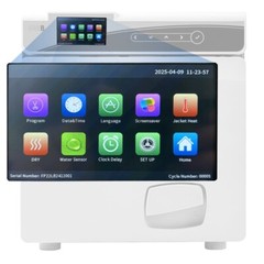 22L Class B Dental Autoclave Vacuum Drying Steam Sterilizer Built-in Printer