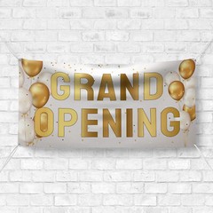 Grand Opening Banner 13 oz Heavy Duty Vinyl Grand Opening Sign – Inaugurations