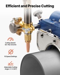 VEVOR Electromagnetic Gas Pipe Cutting Machine 0.2″-4″ Thick Tube 2″-30″/Min