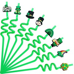 NIEITRK 8Pcs St. Patrick’s Day Shamrock 11*6inch, ASaint
