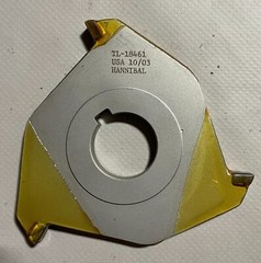 Hannibal 4 x 1/4 x 1 Slitting Saw 3 Tooth Carbide Tipped f/brass TL-18461