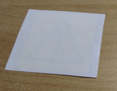 Lot of 306 Exclamation Triangle 1.5″x1.5″ Yellow/Black Warning Stickers Labels