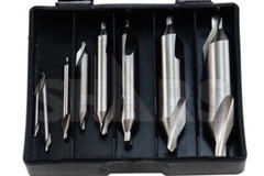 Shars #1-8 60 Degree HSS Center Drill Combined Drill & Countersink 8 PCS Set !}