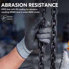 Vgo 1/2/5Pairs Level 5 Cut Resistant, Hand Protection Work Gloves(SK2131)