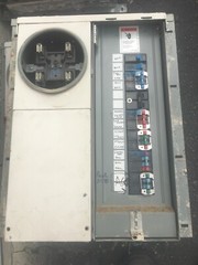 BRYANT DEAD FRONT COVER 125A MAX. 120/240V 12 SPC + 2 MAYN 14SPC RECONDITIONED