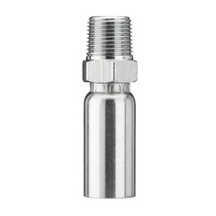 Heavy Duty 1/4″ ID to 3/8″ NPTF Male Hydraulic Hose End Fitting 12 Pcs