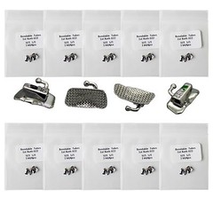 50 Kit Dental Orthodontic Buccal Tube Roth 022 1st Molar Bondable Tubes