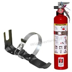 2.5 lb Fire Extinguisher ABC Dry Chemical DOT Vehicle Marine Bracket w 2023 tag
