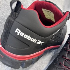 Reebok Work Exofuse Safety Shoes Men’s 10.5W Black Red ASTM F2413 SD10
