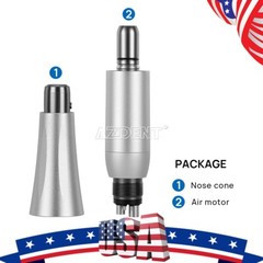 Premium Plus Dental Hygiene Prophy Handpiece Air Motor 4 Holes & 4:1 Nose Cone