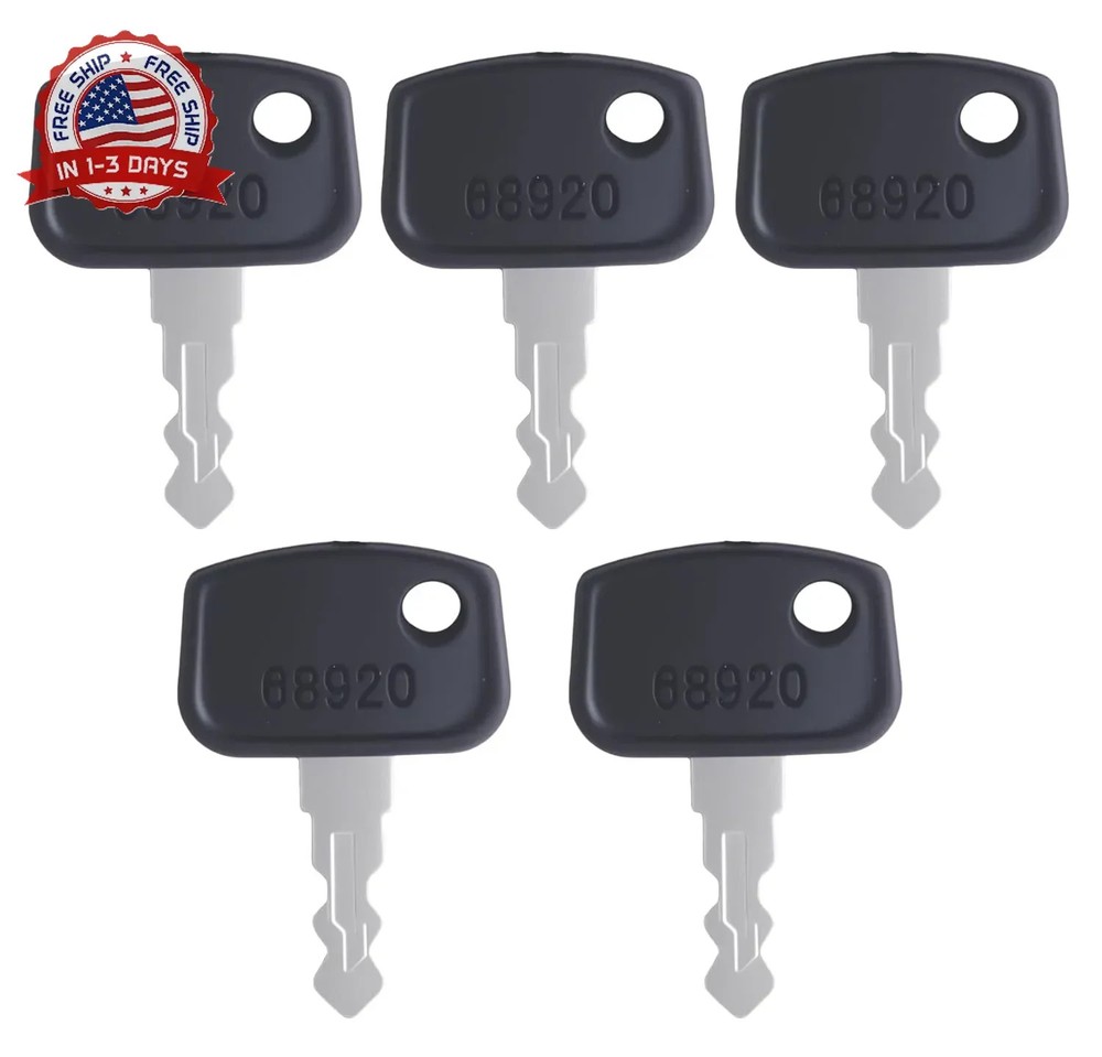 Poweka 68920 Ignition Key Compatible with Kubota Buggy RTV 500 900 B26 BX1860 BX