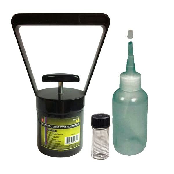 Sluice Monkey Black Sand Pull Magnet Sniffer Bottle and Glass Vial for Your