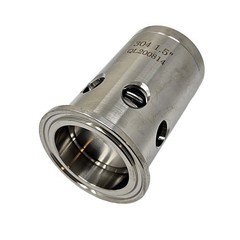 Tassalini 1 1/2 inch Tri-Clamp VPRV 15psi 304 Stainless Steel