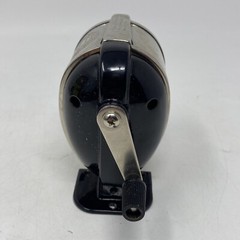 Heavy Duty Steel Pencil Sharpener, Multi-Size Holes (8), Silver, Mountable Used