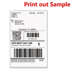 2 Roll Dymo 4XL 4X6 Direct Thermal Shipping Labels 220 / Roll 1744907 Compatible